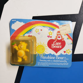 Care Bears PVC Funshine Bear 1984 Miniatures Kenner R16328