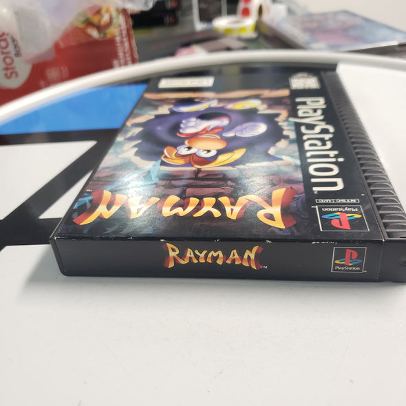 Playstation PS1 PSX Rayman Cardboard Long Box Video Game R16336