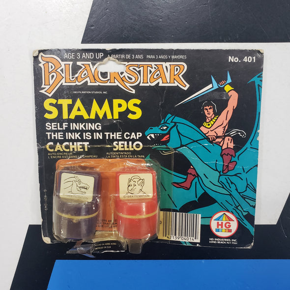 Blackstar Stamps Cachet & Sello Self Inking The Ink Is In The Cap Filmation Studios 1983 HG Industries R16462