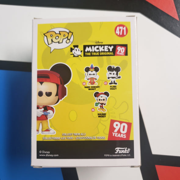 Funko Pop 471 Gamer Mickey GameStop Exclusive R16720