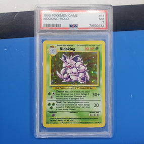 PSA NM 7 1999 Pokemon NIDOKING HOLO TCG CCG Game Card R16271