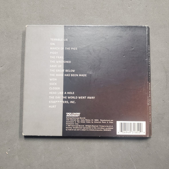 Nine Inch Nails NIN And All That Could Have Been CD Digipak