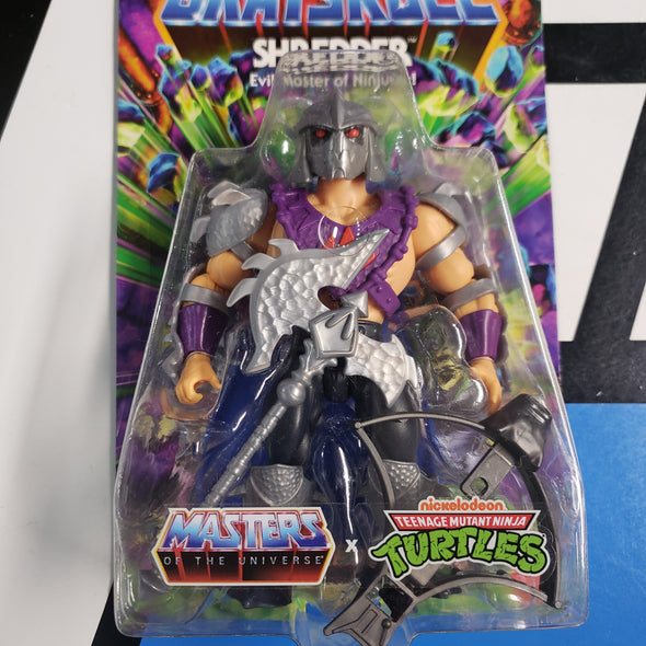 MOTU X TMNT - Shredder Evil Master Of Ninjutsu! - Masters Of The Universe Turtles Of Greyskull Mattel 2023 R16896