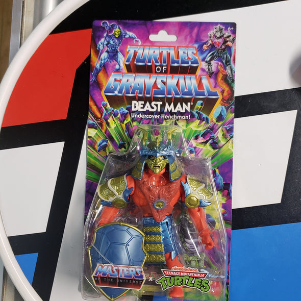 MOTU X TMNT - Beast Man Undercover Henchman! - Masters Of The Universe Turtles Of Greyskull Mattel 2023 R16894