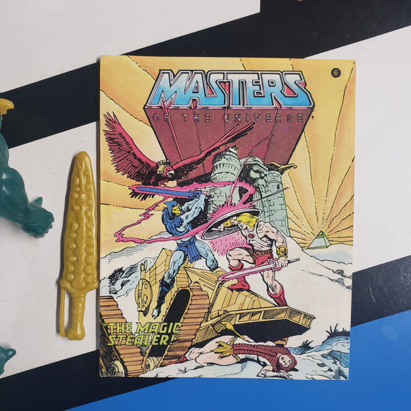 Vintage Masters of the Universe MOTU Merman With Comic The Magic Stealer Action Figure R2175