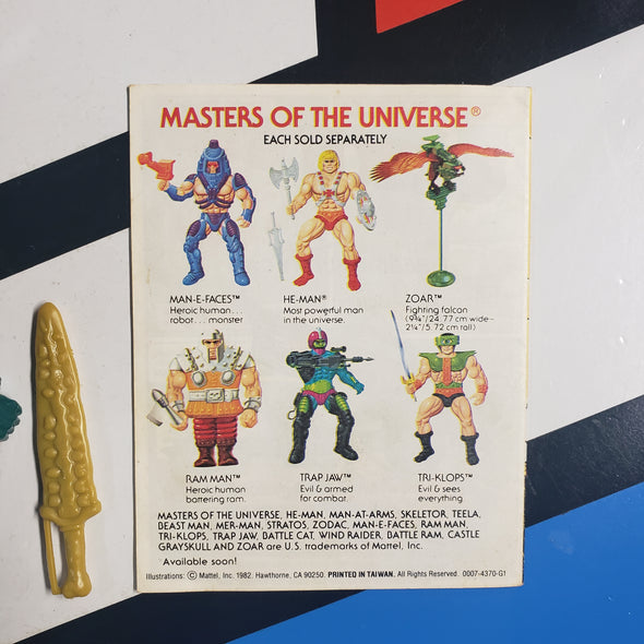 Vintage Masters of the Universe MOTU Merman With Comic The Magic Stealer Action Figure R2175