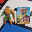 Vintage Masters of the Universe MOTU Man-At-Arms With Comic The Power Of Point Dread Action Figure R16944