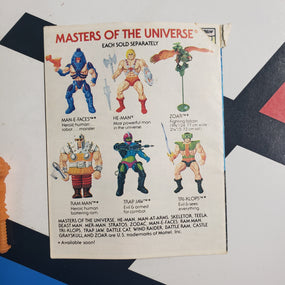 Vintage Masters of the Universe MOTU Man-At-Arms With Comic The Power Of Point Dread Action Figure R16944