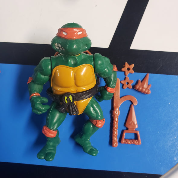 Teenage Mutant Ninja Turtles - Set Of 4 - Leonardo Donatello Raphael Michelangelo TMNT Action Figures Playmates R17056