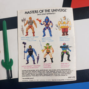 Vintage Masters of the Universe MOTU Triklops With Comic Temple Of Darkness Action Figure R17057