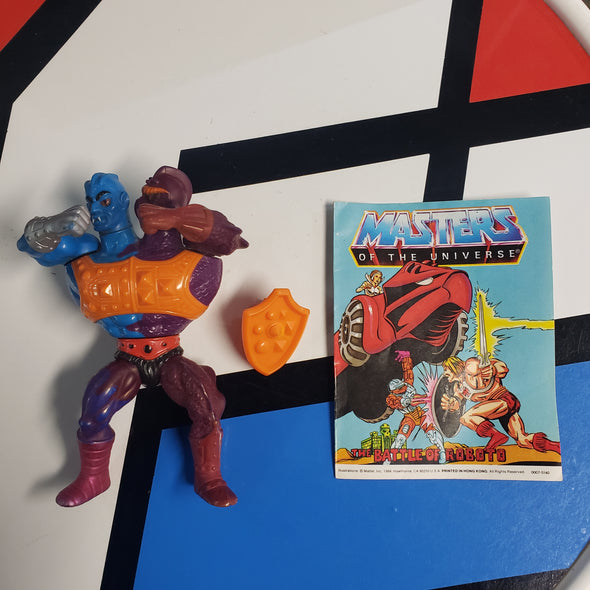 Vintage Masters of the Universe MOTU Two Bad With Comic The Battle Of Roboto Action Figure R17059