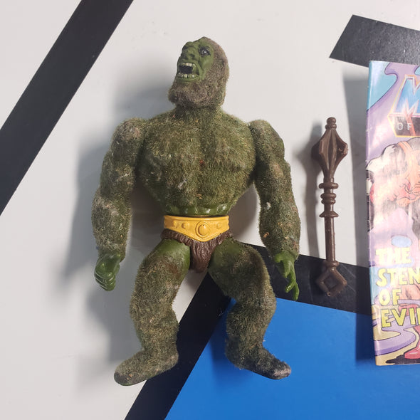 Vintage Masters of the Universe MOTU Moss Man With Comic The Stench Of Evil Action Figure R17070