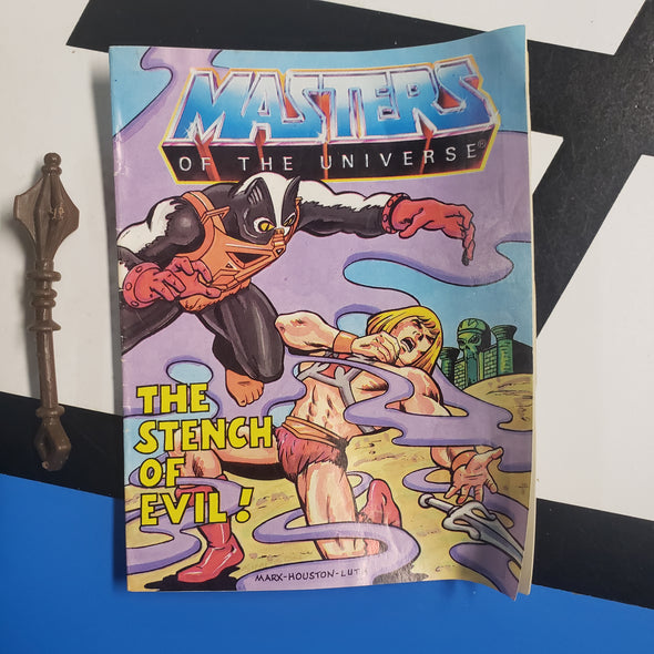 Vintage Masters of the Universe MOTU Moss Man With Comic The Stench Of Evil Action Figure R17070