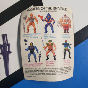 Vintage Masters of the Universe MOTU Dragon Blaster Skeletor With Comic Skeletor's Dragon Action Figure R17071