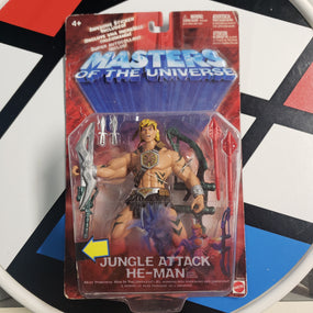 Masters of the Universe 200X MOTU Jungle Attack He-Man Most Powerful Man In The Universe Action Figure Mattel R14471