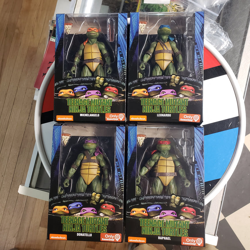 NECA 2024 TMNT GameStop exclusive All 4