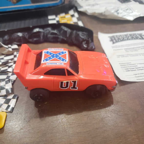 Dukes Of Hazzard Speed Jumper Action Stunt Set Knickerbocker 1982 Two Speed Stunt Buster General Lee Car That Does It All! R17017