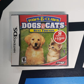Nintendo DS Paws & Claws Dogs & Cats Best Friends (Red Cover) R17484