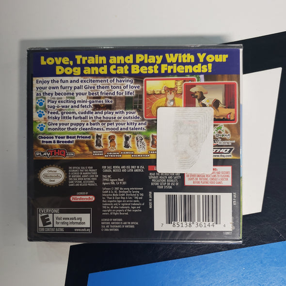 Nintendo DS Paws & Claws Dogs & Cats Best Friends (Red Cover) R17484