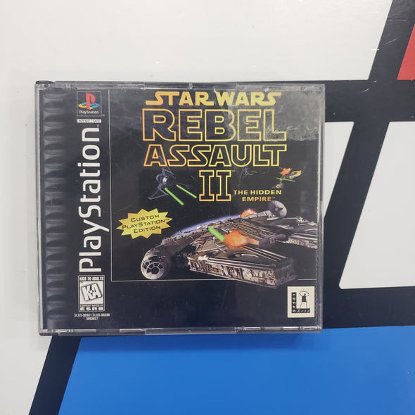 PlayStation PS1 Star Wars Rebel Assault 2 II The Hidden Empire (2 Disc) R18076