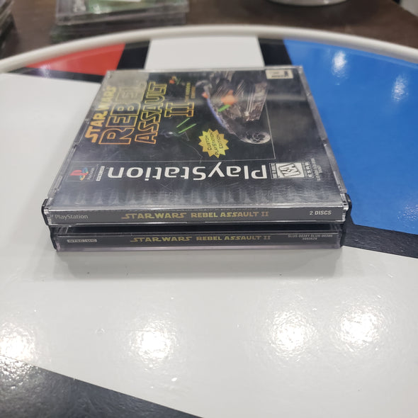 PlayStation PS1 Star Wars Rebel Assault 2 II The Hidden Empire (2 Disc) R18076