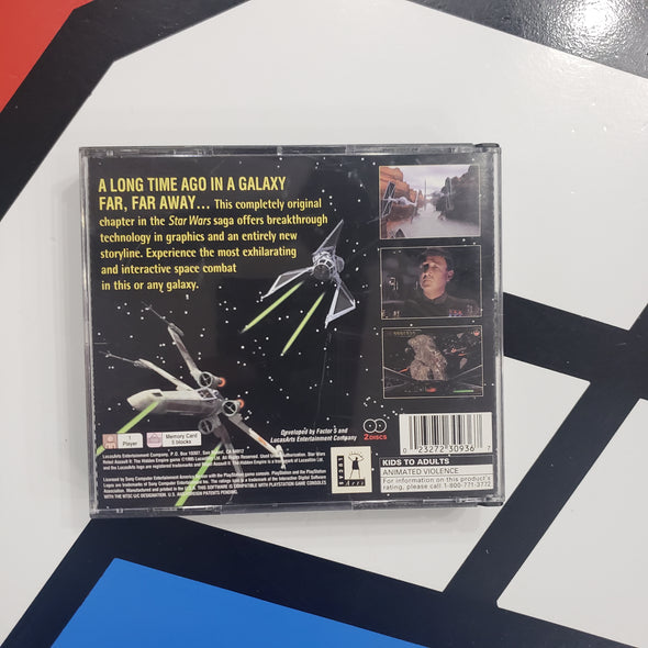 PlayStation PS1 Star Wars Rebel Assault 2 II The Hidden Empire (2 Disc) R18076