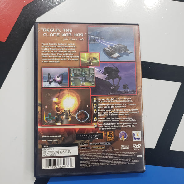 PlayStation PS2 Star Wars The Clone Wars R18103