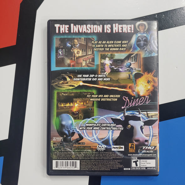 PlayStation PS2 Destroy All Humans! One Giant Step On Mankind R18108