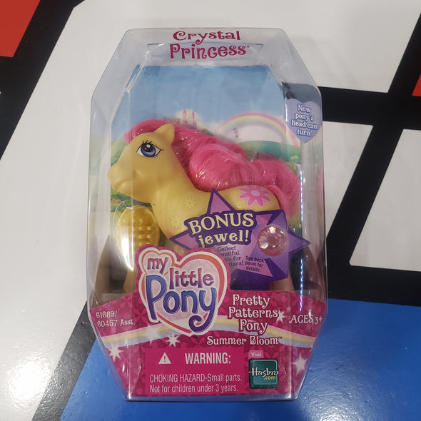 My Little Pony G3 Crystal Princess Pretty Patterns Pony Summer Bloom R