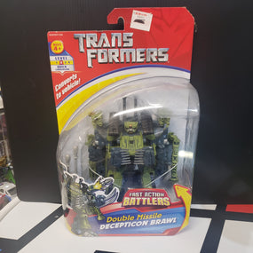 Hasbro Transformers Movie Double Missile Decepticon Brawl Fast Action Battlers FAB Transforming Action Figure Transformers Movie 2007 Live Action R11985