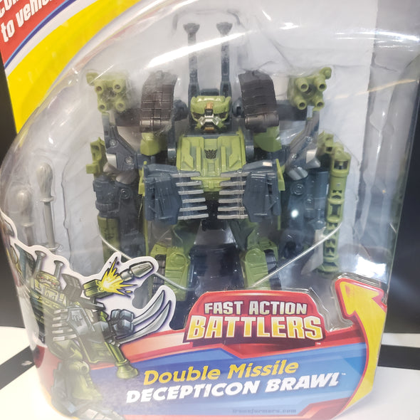 Hasbro Transformers Movie Double Missile Decepticon Brawl Fast Action Battlers FAB Transforming Action Figure Transformers Movie 2007 Live Action R11985