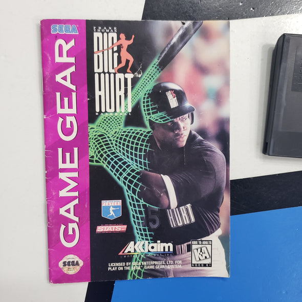 Sega Game Gear Frank Thomas Big Hurt Baseball Handheld Game R6105