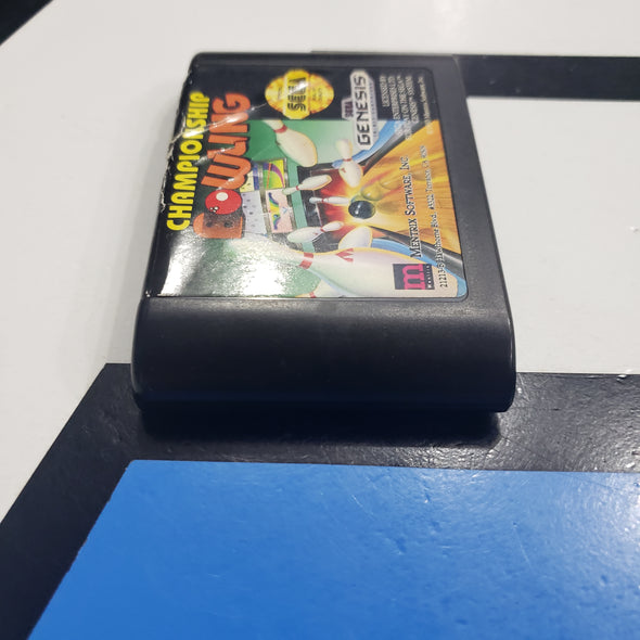 Sega Genesis Championship Bowling Console Game R18785