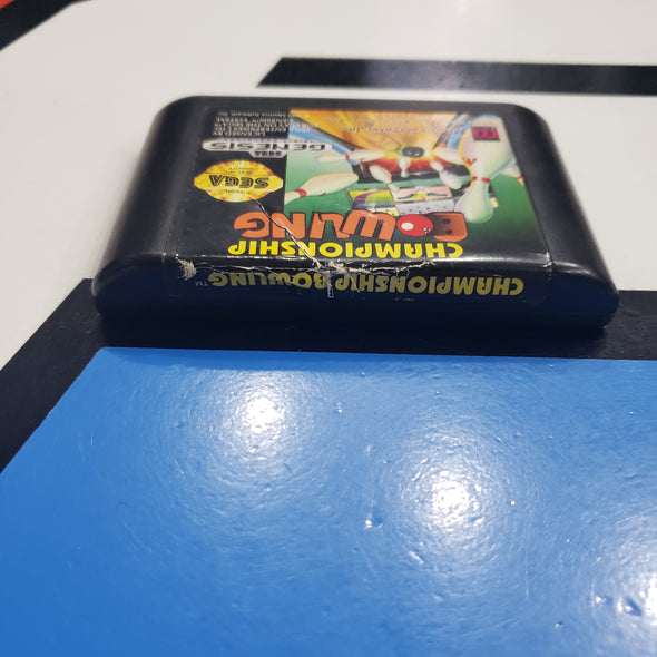Sega Genesis Championship Bowling Console Game R18785