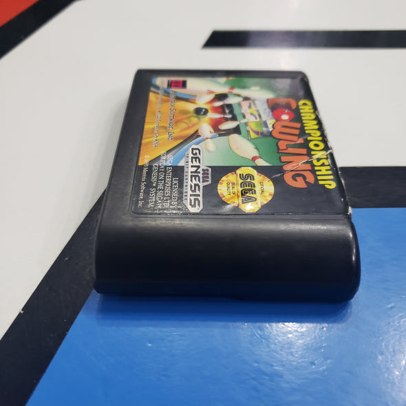 Sega Genesis Championship Bowling Console Game R18785