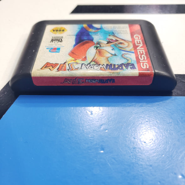 Sega Genesis Earthworm Jim Console Game R3023