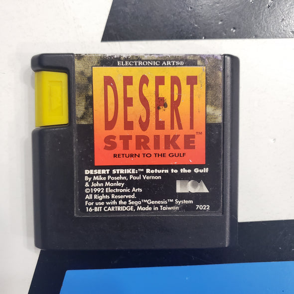 Sega Genesis Desert Strike Return To The Gulf Console Game R5891