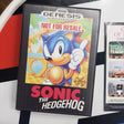 Sega Genesis Sonic the Hedgehog Not For Resale Edition Console Game R5593