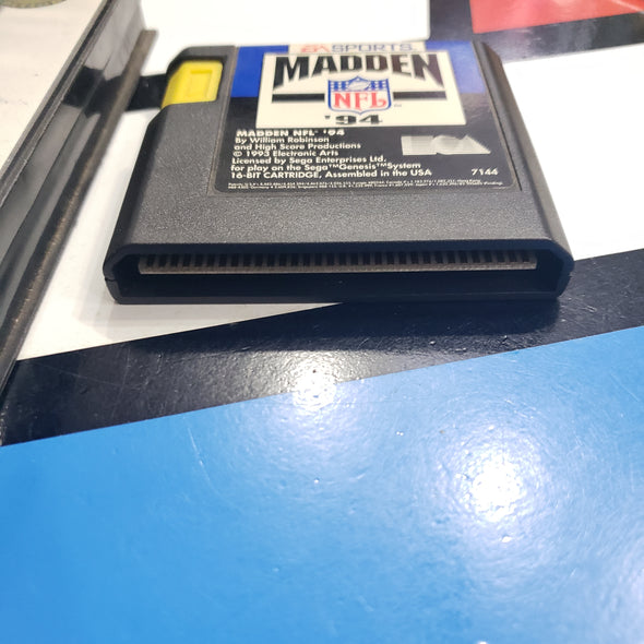 Sega Genesis Madden NFL '94 1994 Console Game R2745