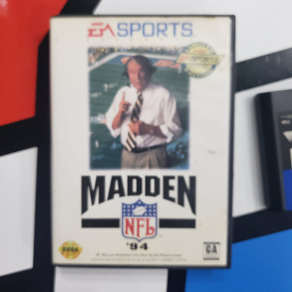 Sega Genesis Madden NFL '94 1994 Console Game R2745