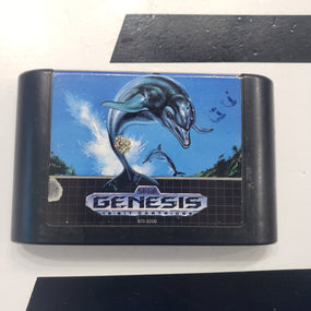 Sega Genesis Ecco The Dolphin Console Game R2749