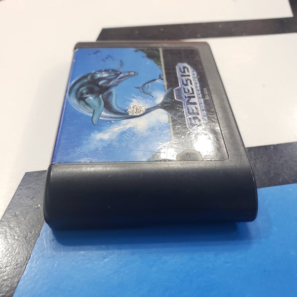 Sega Genesis Ecco The Dolphin Console Game Cartridge R2749