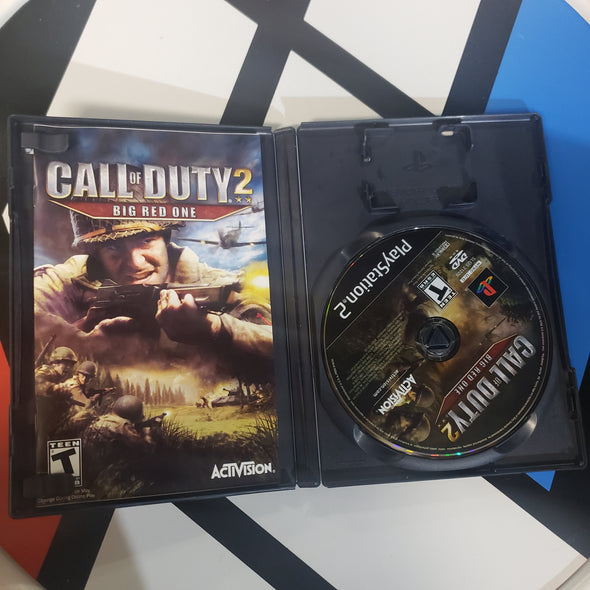 PlayStation PS2 Call Of Duty 2 Big Red One Standart Edition Console Game R18889