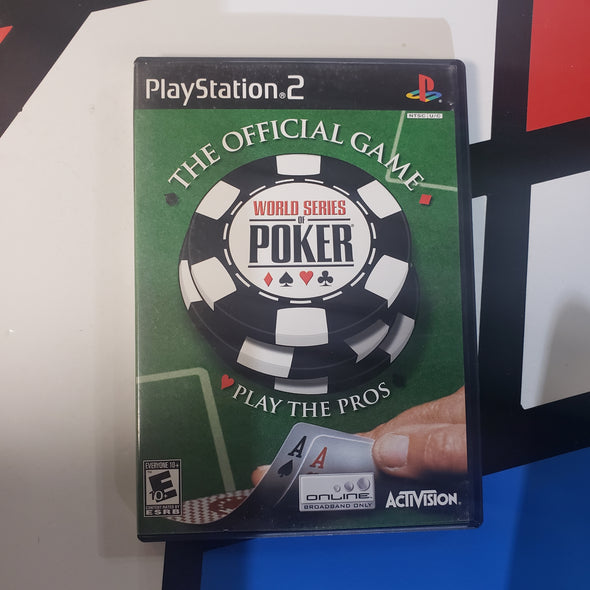 PlayStation PS2 World Series Of Poker Console Game R2244