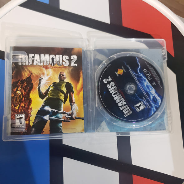PlayStation PS3 Infamous 2 II Console Game R18990