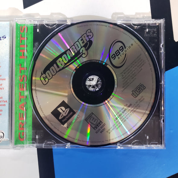 PlayStation PS1 Cool Boarders 3 Greatest Hits Console Game R19052