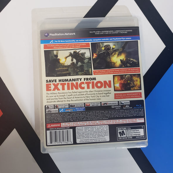 PlayStation PS3 Resistance 3 Console Game R19047