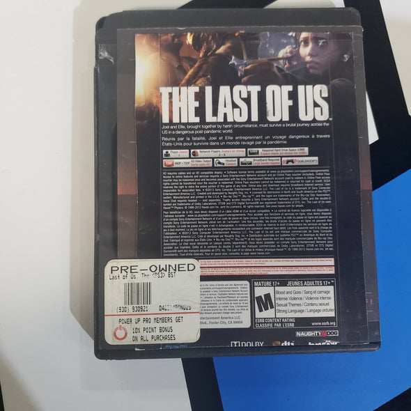 PlayStation PS3 Last Of Us Console Game R19049