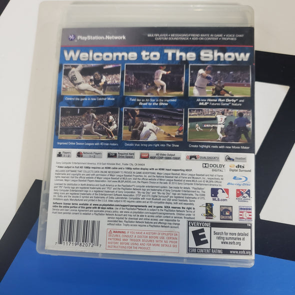 PlayStation PS3 MLB 10 The Show 2010 Console Game R19043