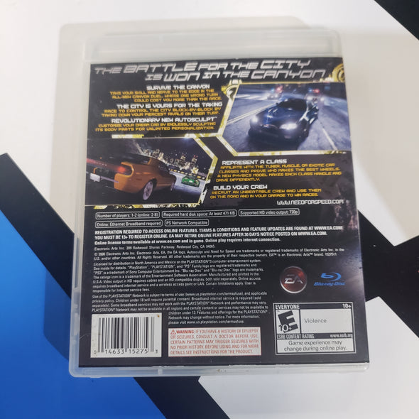 PlayStation PS3 Need For Speed Carbon Console Game R19039